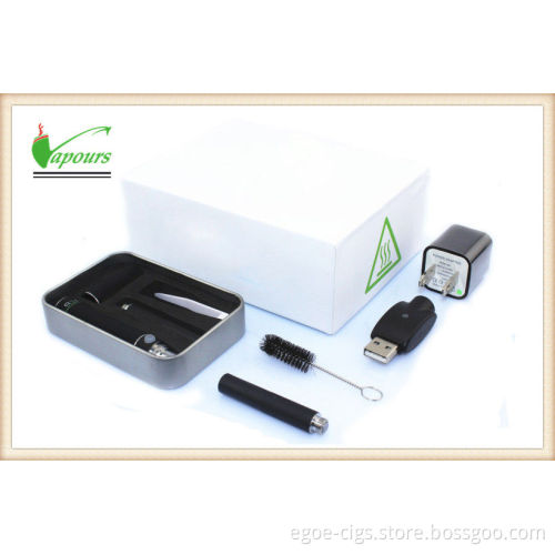 900mah Green E Cigs Starter Kit / Dv2 Pen Vaporizer For Wax Oil